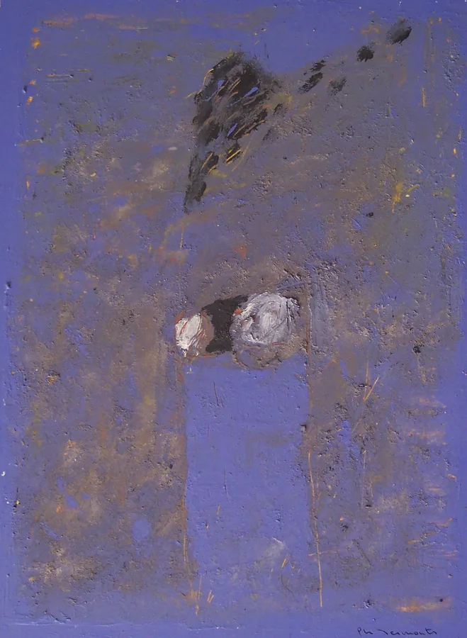 Composition bleue cendrée, 2001