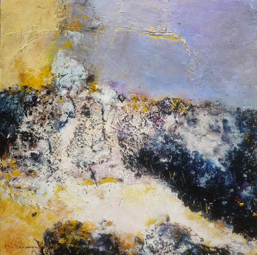 Rideau d'arbres embrumé, 2015