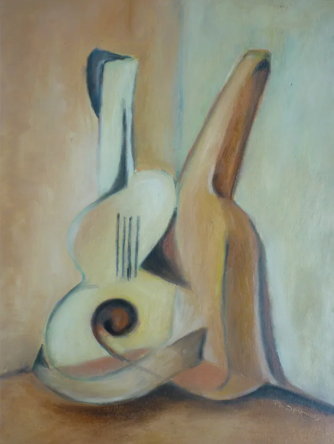 Guitare et étuis, 1979