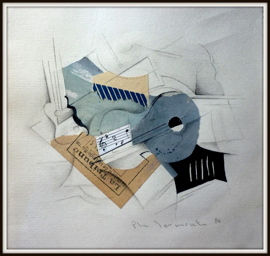 Petite guitare cubiste, 1980