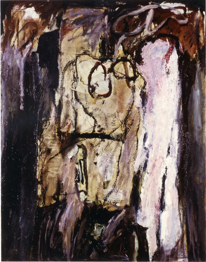 Nu brun aux affiches, 1988